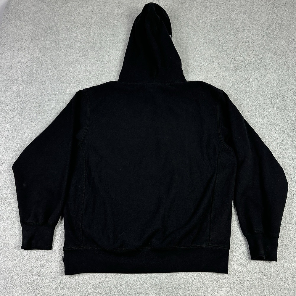 SUPREME Hoodie Mens Small Black World Is Yours Sweatshirt Logo Embroidered READ - Picture 6 of 11